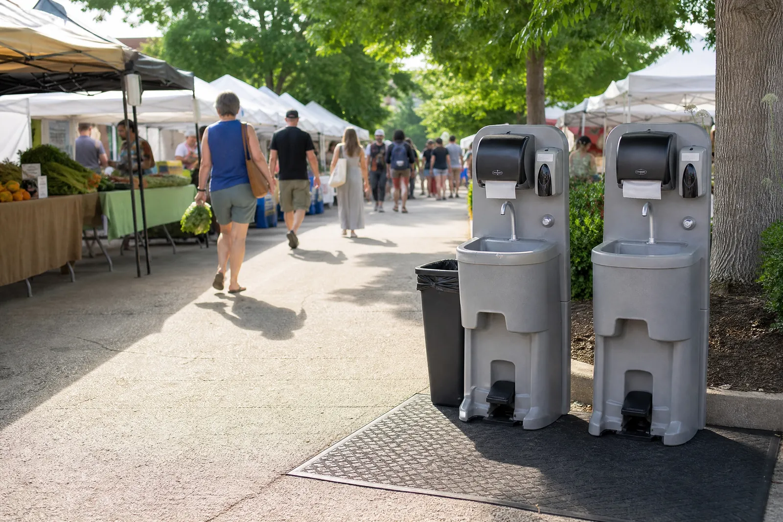 Accessible Portable Restrooms for Inclusive Access portable sanitation setup